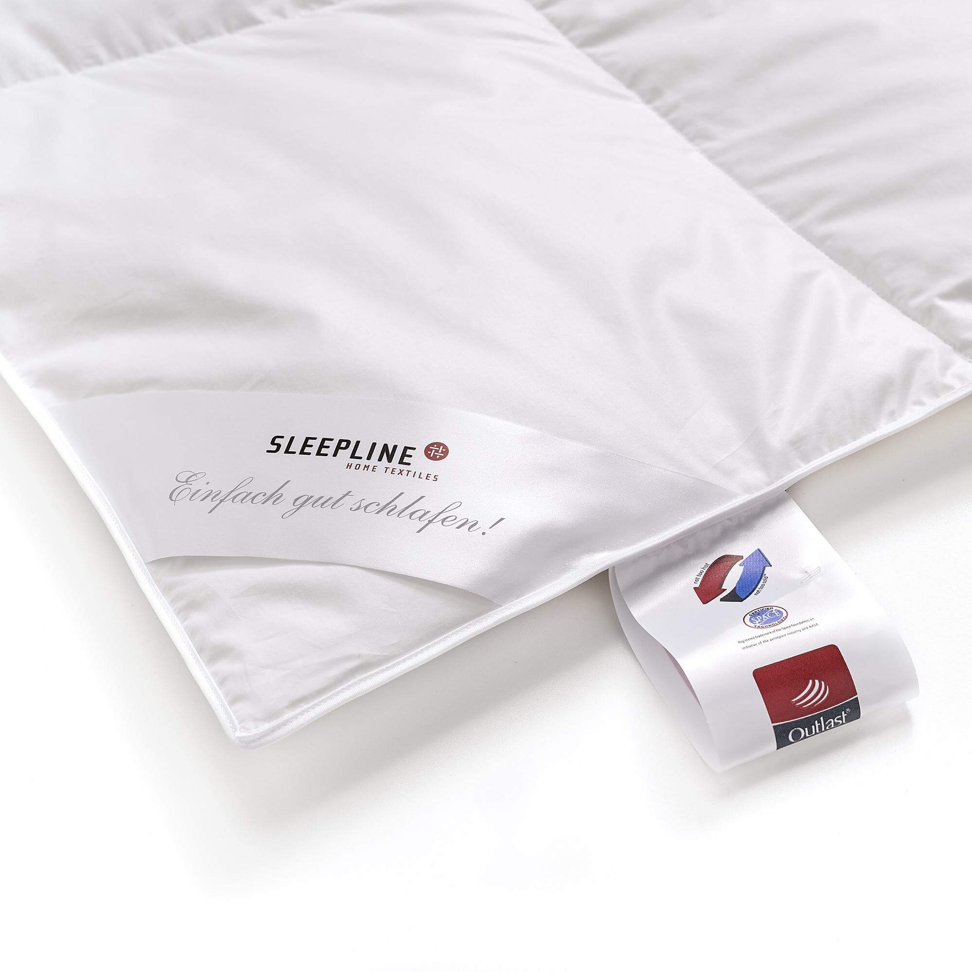 Schlafen statt schwitzen mit Sleepline Klimadecken Bettenhaus Thönig